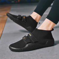 Zapatos De Halterofilia Para Hombres Y Mujeres Zapatillas De Gimnasio Entrenador Cruzado Calzado De Pesas Deadlift Suela De Goma Sin Cubierta Superior Material Sintético - details 20