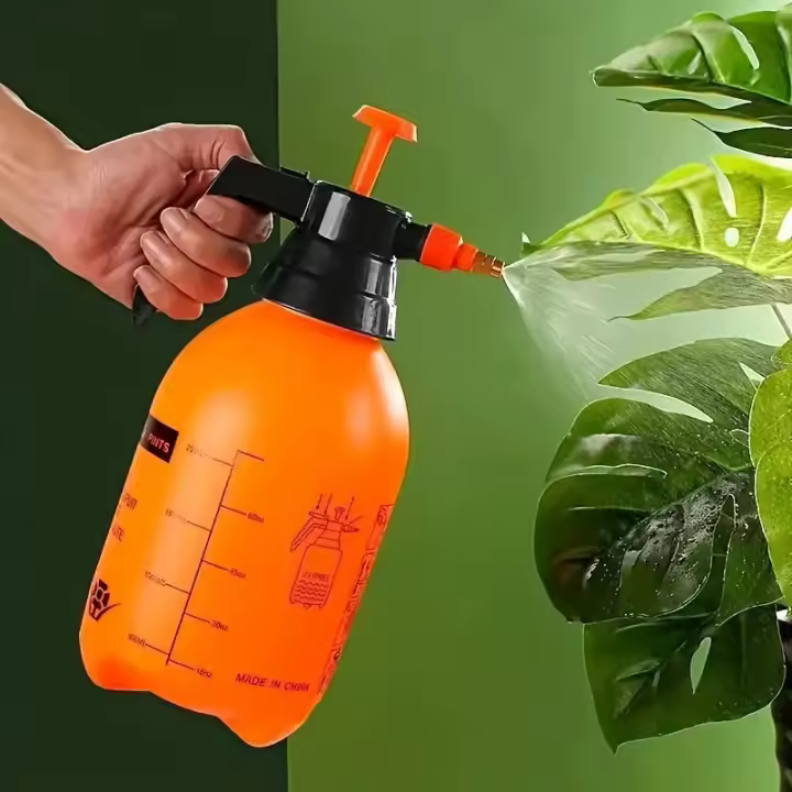 Juego De 1 Botella De Rociador De Agua Con Cabeza Ajustable Para Plantas Y Flores En Macetas - Bomba Comprimida De Aire 2L - 1