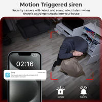 Cámara De Seguridad Inalámbrica HD 5MP Con Deteción De Movimiento Humano Batería De 2400mAh Cámara De Vigilancia O-KAM pro Para Interior Y Exterior - details 5