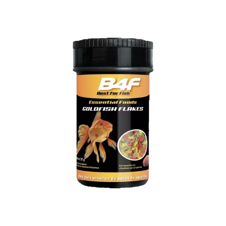 B4F Goldfish Flakes - Alimento Completo en Escamas Flotantes para Peces de Agua Fría (Goldfish, Koi juvenil, Carpas ornamentales) (2 Formatos) - 1