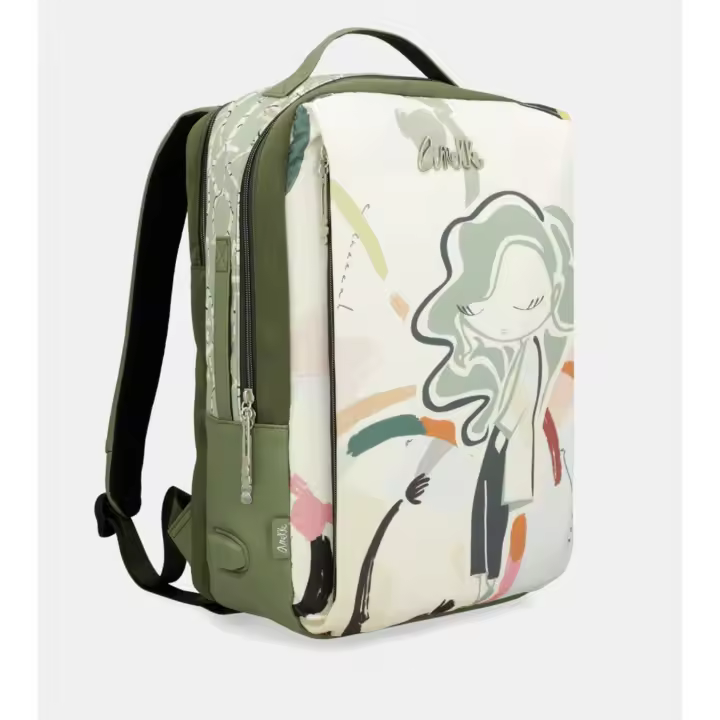 Anekke mod. 40575-002 - Mochila de viaje tamaño avion en colores combi - 1