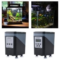 Dispensador De Alimentos Para Peces Automático Gran Capacidad Impermeable Con Timer Diseño Transparente Antihumedad Instalación Con Ventosa Para Acuario - details 3