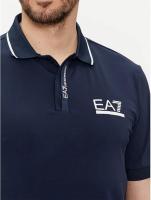 Polo Emporio Armani EA7 3DPF17 PJ03Z 1554 navy blue - details 2