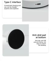 Lámpara De Mesa LED Táctil De Metal Recargable Luz Nocturna Creativa De 3 Colores Para Decoración De Habitación Barra De Hotel Estilo Moderno - details 8