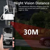 Cámara Solar 4G Con Tarjeta SIM Seguridad Protección Exterior IP CCTV Vigilancia Inalámbrica Inteligente HD 5MP Para Hogar - details 3