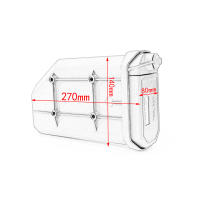 Caja De Herramientas Lateral Impermeable Para Motocicleta Compatible Con Suzuki V-Strom Honda CB400X Y Más Kit De Primeros Auxilios Y Descompromiso - details 22
