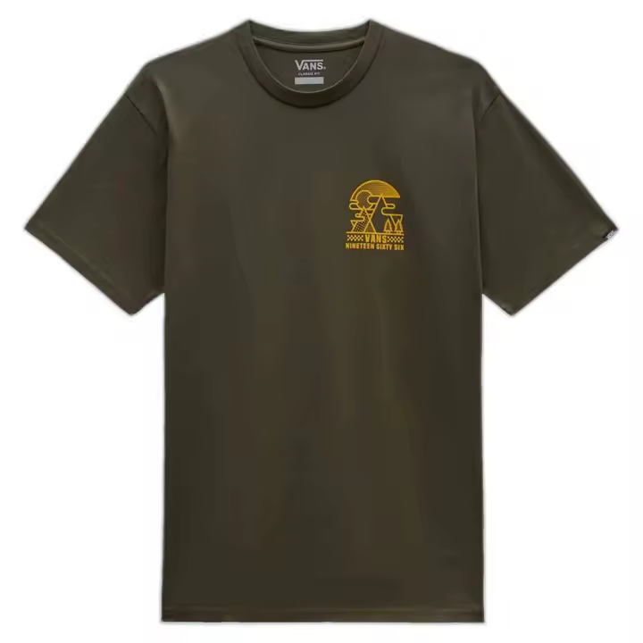 Camiseta de Manga Corta Vans  para unisex en color negro - 1