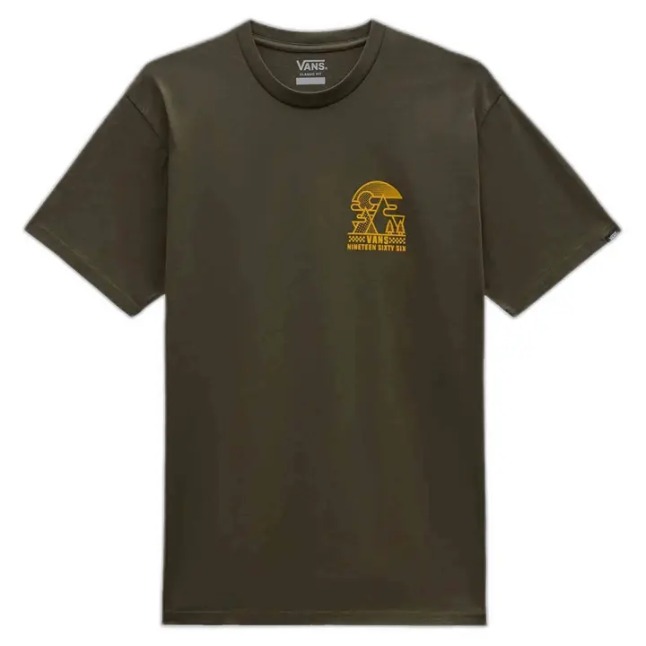 Camiseta de Manga Corta Vans  para unisex en color negro - 1