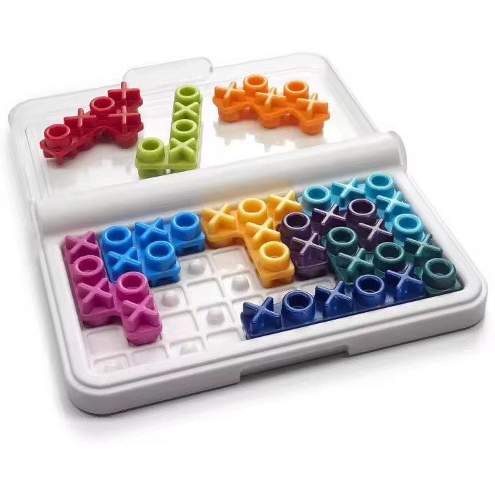 SMART GAMES - IQ XOXO: Juego de Lógica y Razonamiento Espacial con 120 Desafíos, Ideal para Niños y Adultos a Partir de 7 Años - 1