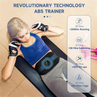 Cinturón De Estimulación Muscular EMS Para Adelgazamiento Y Modelado Corporal En Casa Y Gimnasio Para Hombres Y Mujeres Con 10 Modos Y 39 Niveles De Intensidad Azul USB Recargable Sin Necesidad De Hojas De Gel - details 10