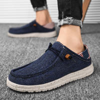 Zapatos Casuales Para Hombre Mocasines De Lona Cómodos Y Antideslizantes Zapatillas Suaves Para Caminar Ideal Para Verano - details 26