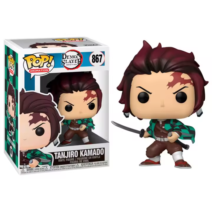 Funko Pop! Demon Slayer - Tanjiro Kamado, 49010, Nº867, Tienda con Licencia Oficial - 1