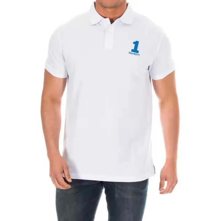 Hackett London-Polo Manga Corta con cuello de solapa HM561791 para Hombre - 1