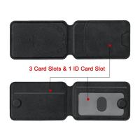 Cartera De Tarjetas Magsafe Con Soporte Para Teléfono PU Cuero Magnético Compatible Con iPhone 13/14/15/16 Estuche Protector Con Trípode - details 3