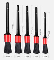5PCS Cepillo De Lavar Coche Pequeño Herramientas De Detalle Para Interior Automotriz Cepillo De Limpieza Para Salidas De Aire Y Ruedas De Auto Material ABS - details 5