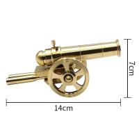 Modelo Militar De Cañón De Latón Sólido Souvenir De Descomposición Juguete Regalo Adorno Para Oficina Y Hogar Artesanía - details 8