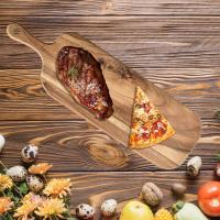 Tablas De Cortar De Madera Para Cocina Tabla De Queso Con Mango Doble Cara Platos De Servicio Para Comercialización De Queso Y Charcutería - details 3