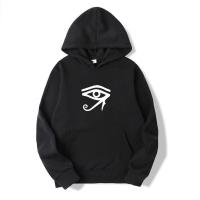 Sudadera De Moda Negra Para Hombre Con Capucha Y Bolsillos Manga Larga Suéter Casual De Polyester Para Otoño Y Primavera - details 1