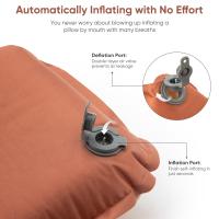Almohada De Acampar Con Espuma De Memoria Autoinflable Portátil Soporte Ergonómico Para El Cuello Para Acampar Aviones Y Senderismo - details 4