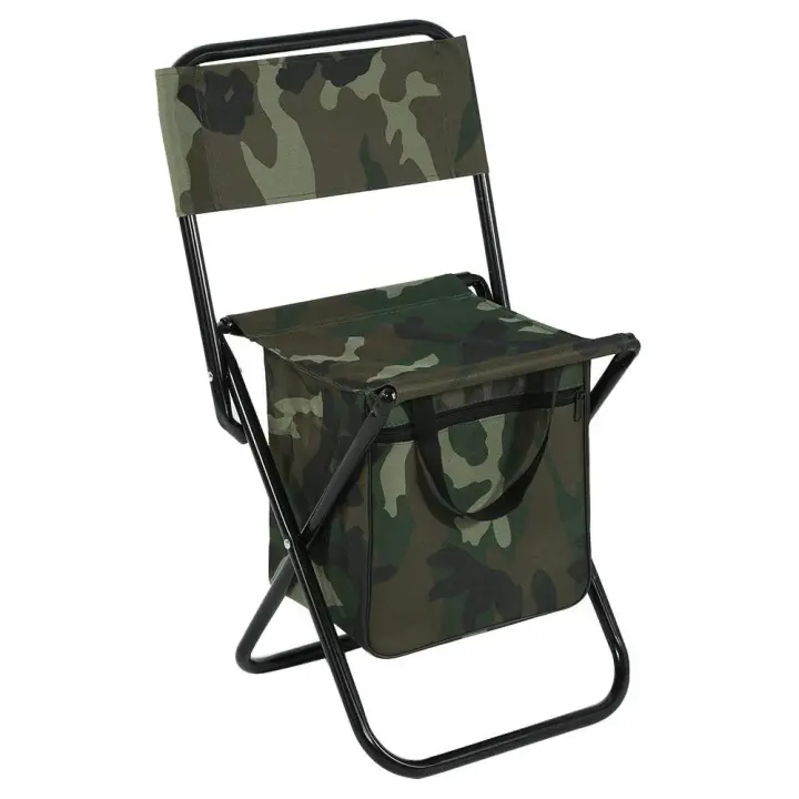 Taburete Plegable con Mochila, Silla de Pesca Plegable, Asiento Plegable Portátil, Silla de camping, para Acampar, Pescar, Picnic, BBQ Etc - 1