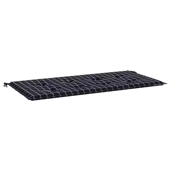 Cojí D Banc D Jardí Lienz Oxfor Cuadros Negrr 120x50x3cm - 1