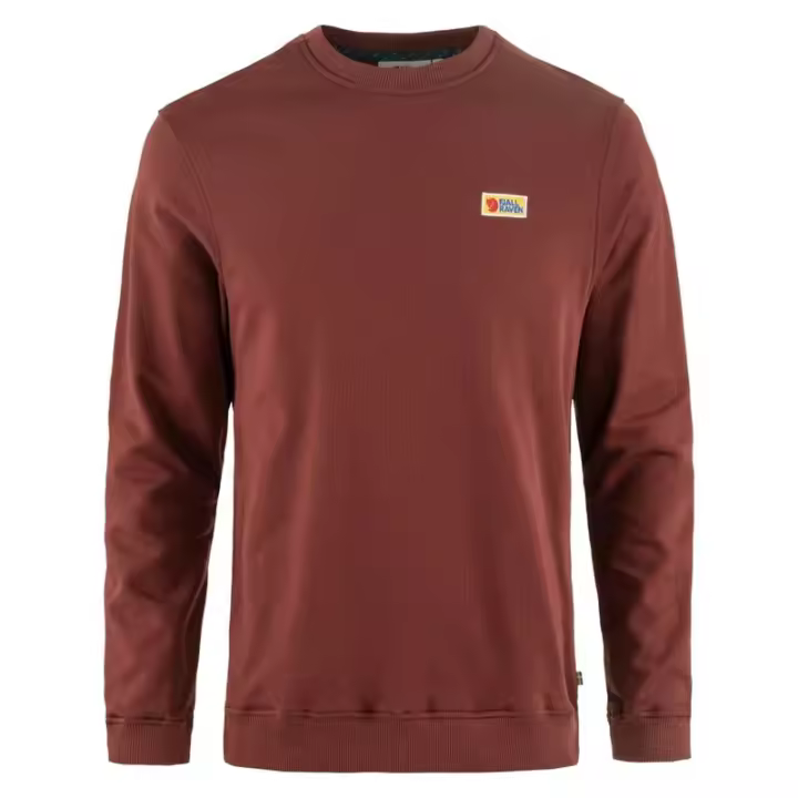 Sudadera Marrón Fjallraven Vardag Sweater Maroon Clásica y Atemporal - 1