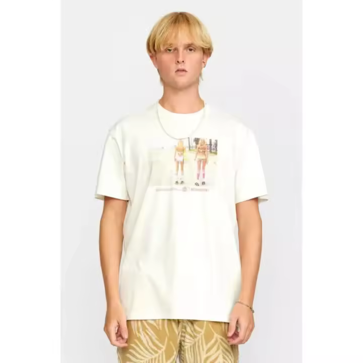 Rvlt Revolution Camiseta Hombre 1371 Roller Beige - 1