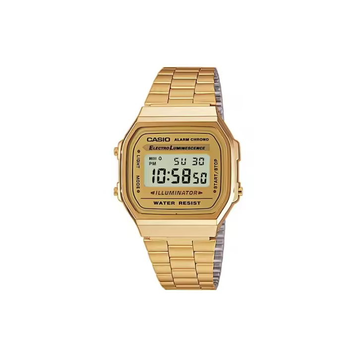 Reloj Casio Vintage Iconic Retro Dorado Unisex A168wg-9ef - 1