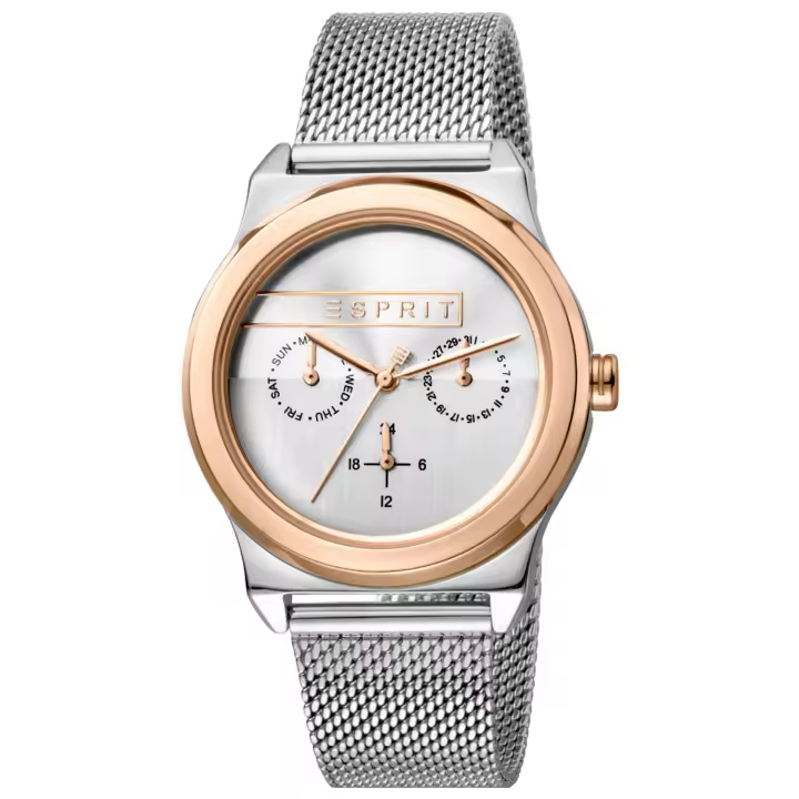 Esprit Reloj Mujer Analogico Cuarzo con Correa de Acero inoxidable ES1L077M0085 - 1