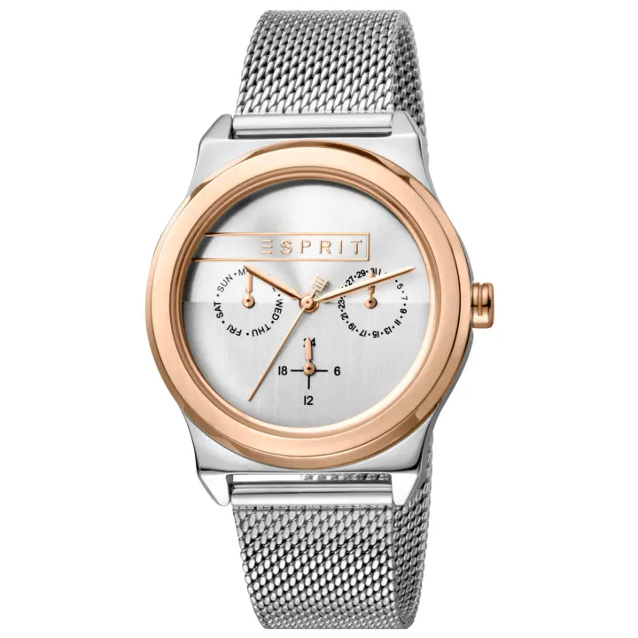 Esprit Reloj Mujer Analogico Cuarzo con Correa de Acero inoxidable ES1L077M0085 - 1