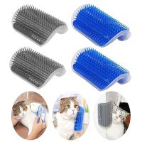 Cepillo De Gato Con Juguete Y Nepenthe Herramienta De Limpieza Y Masaje Para Gatos Azul Gris Rosa Autopeinado Y Eliminación De Pelo - details 4