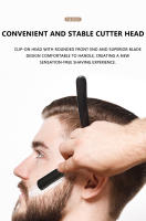 Cuchillo De Afeitar Plegable De Acero Inoxidable Para Hombres Barbero Cuchilla De Cejas Afeitadora De Barba Accesorios De Cabello - details 3
