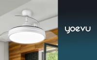 YOEVU EOS - Ventilador de Techo con Luz y Control Remoto | Compatible con Alexa | Luz LED Regulable | Control App/Mando - details 0