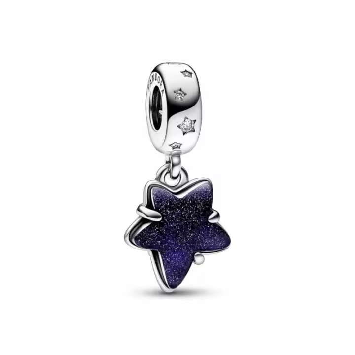 Charm colgante de Murano Estrella de Galaxia Celestial Pandora - 792368C01 - 1