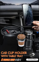 Soporte De Teléfono Magnético Para Coche 4 En 1 Con Portacopos Y Ajustable En 360 Grados Base Accesorio Interior De Auto Con Bandeja De Mesa - details 0