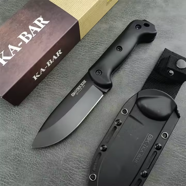 Nueva Cuchillo Fijo KB BK2 Para Camping Al Aire Libre Cuchillo De Sobrevivencia De Caza Y Senderismo Con Hoja De Acero 8Cr13Mov Y Mango De Fibra De Nylon - 1