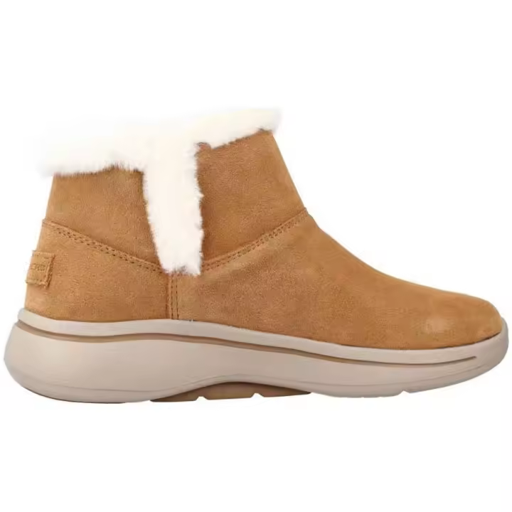 Botines Skechers Go Walk Arch Fit Cherish para mujer en color beige - 1