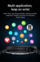 Relojes inteligentes para hombres mujeres (contesta / llama), relojes inteligentes ip68 impermeables para teléfonos Android e ios, relojes deportivos de seguimiento de actividades de relojes inteligentes, con monitor de frecuencia cardíaca de pantalla tác - details 5