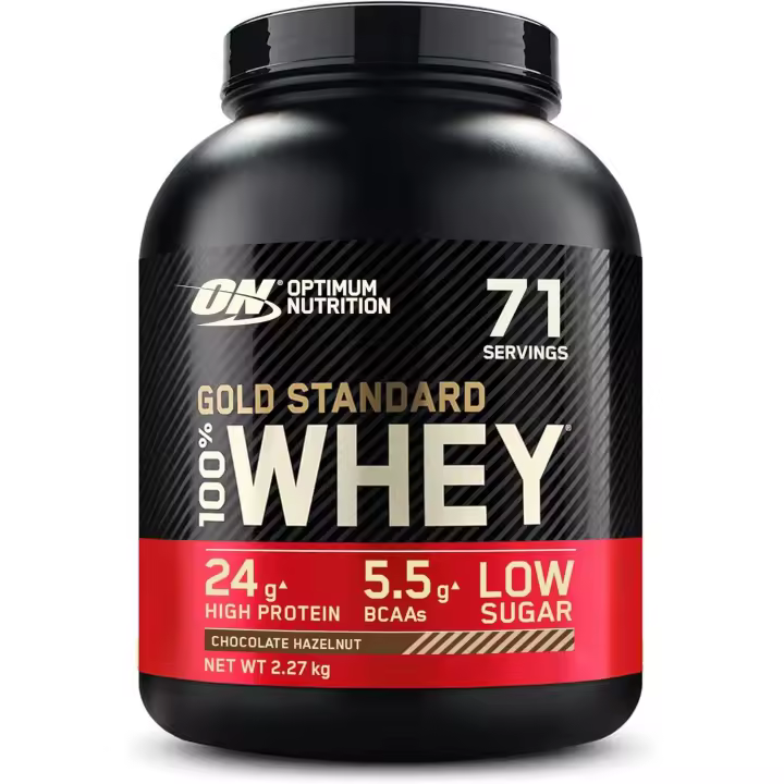 Optimum Nutrition 100% WHEY GOLD STANDARD 2,27Kg Proteina de gran pureza con una cantidad reducida de grasas e hidratos de carbono. - 1