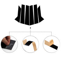 Kit De 6 Piezas De Adornos Para Ventanas Y Puertas De Coche En Negro Brillante Adecuado Para Ford Fusion 2014-2022 - details 5