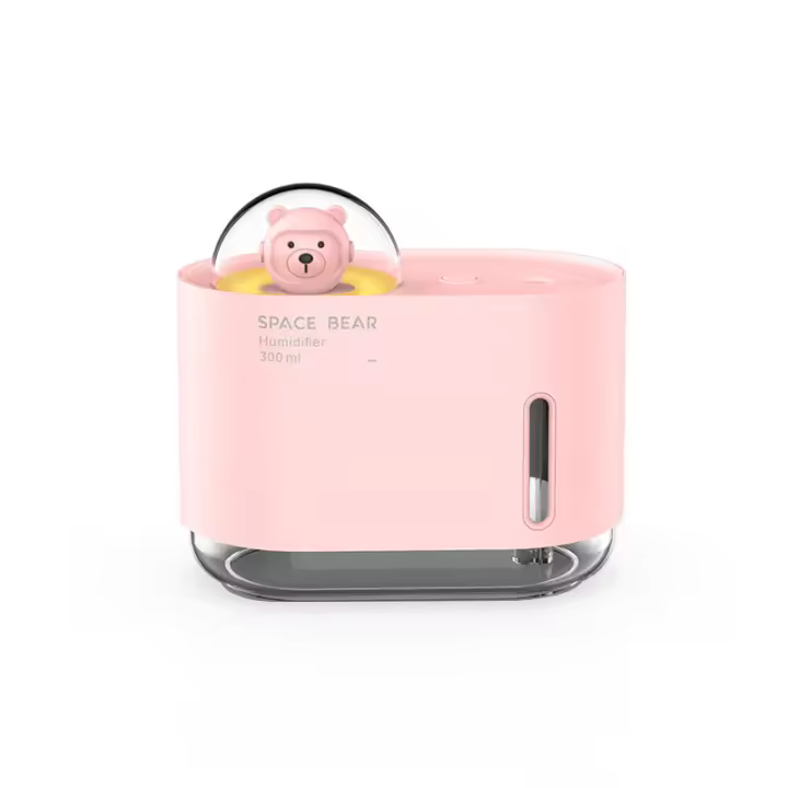 Humidificador portátil con Luz de Ambiente colorido y USB, ideal para escritorio, dormitorio, coche. - 1