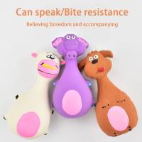 Juguete De Sonido Para Perros Nuevo Diversión De Dientes De Peluche Cartoon Forma Teddy Limpieza Y Entrenamiento De Goma Suministros Para Mascotas - details 2