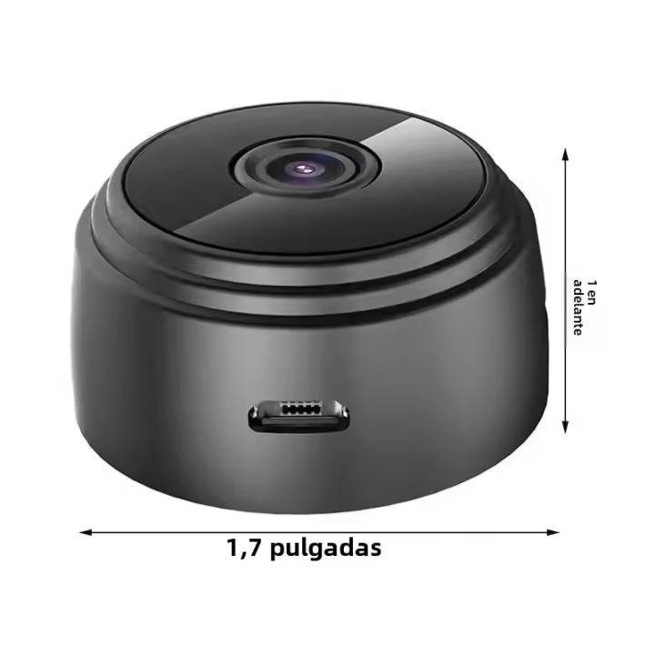 Cámara Mini A9 WiFi Inalámbrica Seguridad Remota Monitoreo Cámara De Video Vigilancia HD Para Hogar Inteligente Compatible Con Tarjeta MicroSD - 1