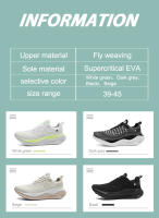 Zapatillas De Correr Para Hombres EZIIOT Nuevas Casual Cómodas Transpirables De Malla Ligera Con Suela Elástica Blanco Tallas 39-45 - details 1