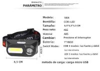 Lámpara Frontal LED Mini Super Brillante Recargable USB Fuente De Luz Doble Para Camping Caza Exteriores Batería 18650 Incluida - details 3