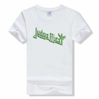 Camiseta De Algodón Para Hombre Judas Priest Estampado Streetwear Con Banda De Latón Estilo Metalero Camiseta De Manga Corta Para Verano - details 8