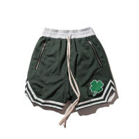 Shorts De Entrenamiento Para Hombre Quick-Drying De Verano Pantalones Cortos De Correr De Rodilla Estilo Casual Tejido Algodón mid Waist - details 10