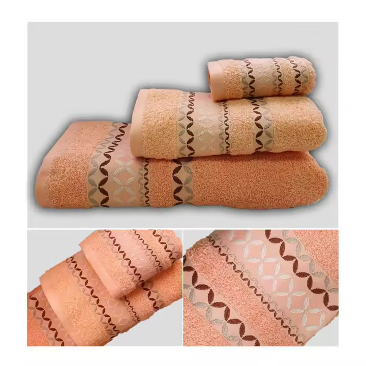 Toalla de Baño 3 Piezas de Algodón Absorbentes  Energy Colors Textil-Hogar - 1