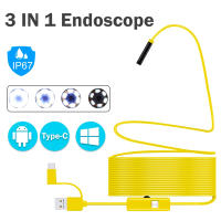 Cámara De Endoscopio Android Con 6 LED Ajustables IP67 Impermeable 1m 2m 5m Micro Cámara De Inspección Video Tubo Serpiente Borescope - details 13