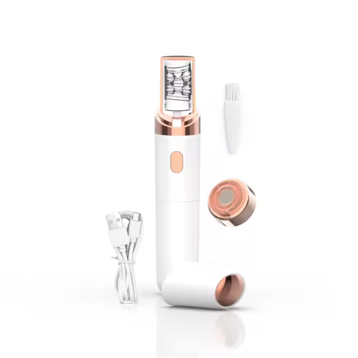 Recortador de cejas eléctrico 2 en 1, afeitadora para mujer, lápiz labial, recortador de cejas para mujer, artefacto recortador de cejas eléctrico - 1